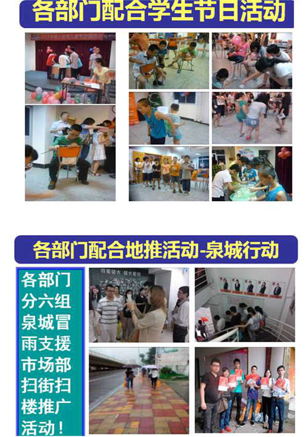 2013年泉州銘大教育培訓(xùn)學(xué)校推行全面管理升級